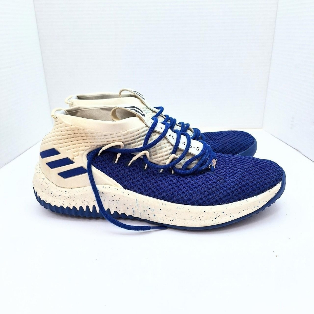 Adidas Dame 4 Royal Blue Mens Size 12.5 US Basketball Shoes Sneakers